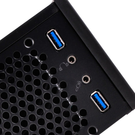 Silverstone sst-ml09b htpc-gehäuse (schwarz | 2x usb-a)