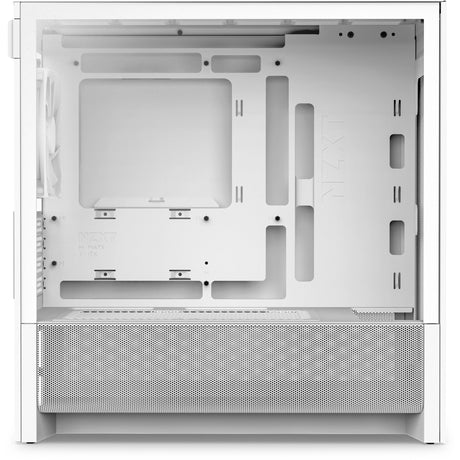 Nzxt h3 flow Midi-Tower-Gehäuse (weiß (matt) | 1x USB-A | 1x USB-C | gehärtetes Glas)