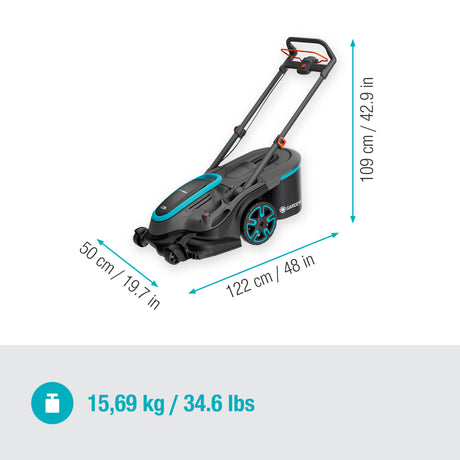 Gardena Rasenmäher Powermax Duo 46 36V P4A Solo