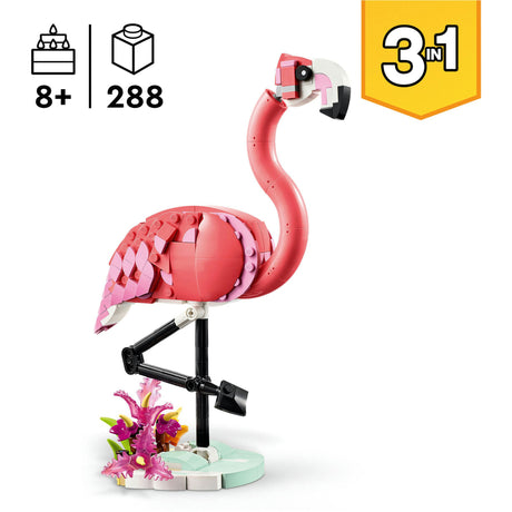 Lego® Creator 3in1 Wildtiere: Rosa Flamingo-Set – 31170