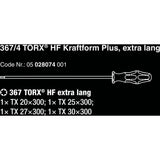 Wera Schraubendreher-Set HF Kraftform Plus Schraubendreher-Set 367 4 Torx HF