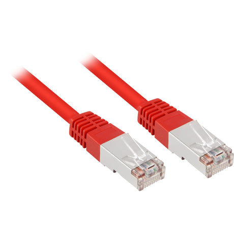 Sharkoon Patchkabel RJ45 Cat.5e S FTP 10m (rot)