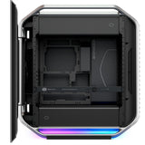 Cooler master cosmos alpha big tower behuizing (zwart zilver | 4x usb-a | 2x usb-c | rgb | tempered glass)