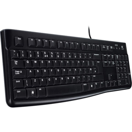 Logitech K120 Business Style USB-Tastatur [USB, 104-Key, Numpad, langlebig, schwarz]