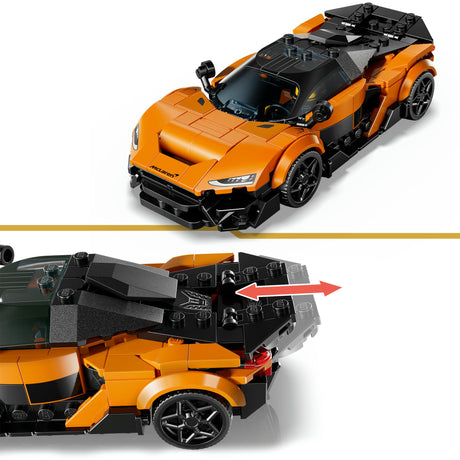 Lego® Speed Champions McLaren W1 – der echte Supersportwagen mit 1 Minifigur – Rennwagen – 77257
