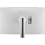 LG Ultrafine 27UQ850V-W 27 4K UHD Monitor (Weiß Silber, 2x HDMI, Display Port, 2x USB-A, USB-B, USB-C)