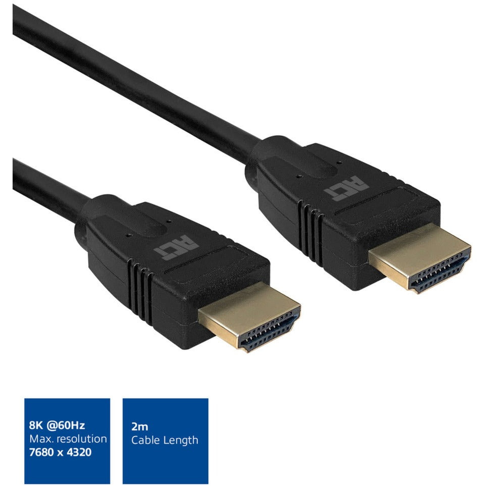 ACT-Konnektivität 2 Meter HDMI 8K Ultrahoch-Hochgeschwindigkeits-Kabel v2.1 HDMI-A