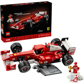 Lego-Ikonen Ferrari F2004 und Michael Schumacher - 11375