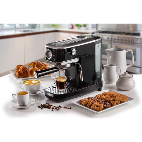 Ariete Moderna Espresso Slim 1381 12 Espressomaschine (schwarz)