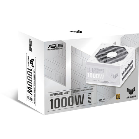 Asus TUF Gaming Gold White Edition modulares 1000-Watt-Netzteil (weiß, 1x 12V-2x6, 4x PCIe)