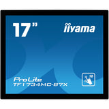 Iiyama prolite tf1734mc-b7x 17 touchscreen monitor (zwart, hdmi, displayport, vga, usb-b, rj-45)