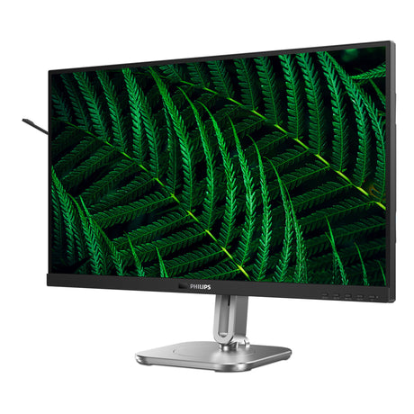 Philips 27b2g5601 27 monitor (zilver zwart, 1x displayport, 1x hdmi, 3x usb-c, 4x usb-a, 1x rj-45)