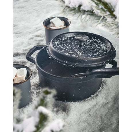 Die Bratpfanne der Windmühlen-Grillpfanne (schwarz, ø 20 cm | 2,1 Liter)