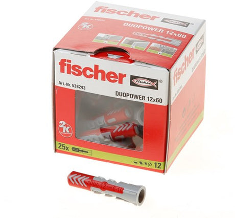 Fischer duopower 12x60 25 Stück - 538253