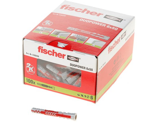 Fischer duopower 6x50 100 Stück - 538250