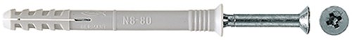 Fischer N 6x80 50 S Nageldübel (50) 50 Stück - 50353