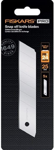 Fiskars Carbonmax Ersatz-Abbrechmesser 25 mm, 5 Stück