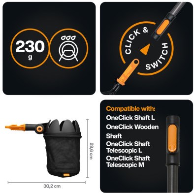 Fiskars Oneclick Obstpflücker – 1080692