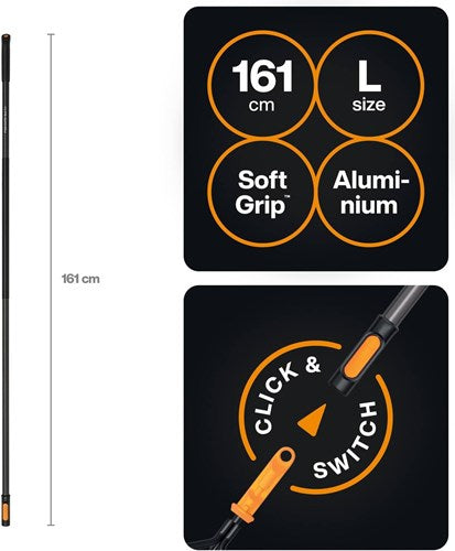 Fiskars Oneclick-Stahl | Größe l | 161 cm – 1080547