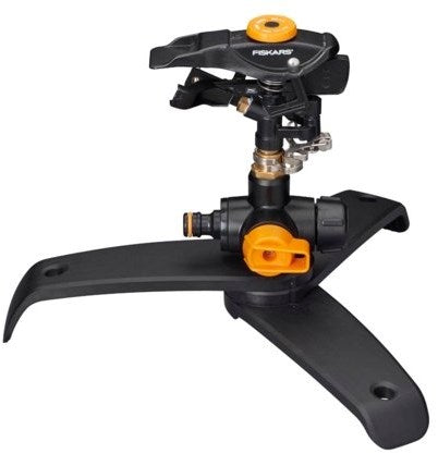 Fiskars Sektorsprinkler | auf Stativfuß | mit Ein-Aus-Ventil 1027050