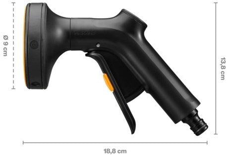 Fiskars solider Mehrfachsprühkopf, 3 Positionen, Druckkontrolle – 1070836