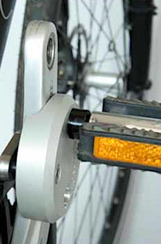 Fom Crank -Retirement Universal Aluminium Silber
