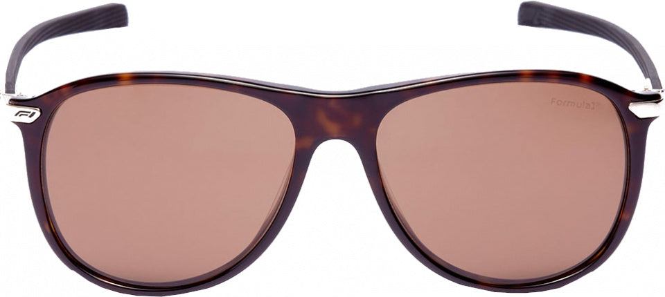 Formel Sonnenbrille Unisex runde Katze.4 Dunkelbraun