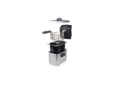 Tristar friteuse 2.0l capaciteit - rvs behuizing 800 watt