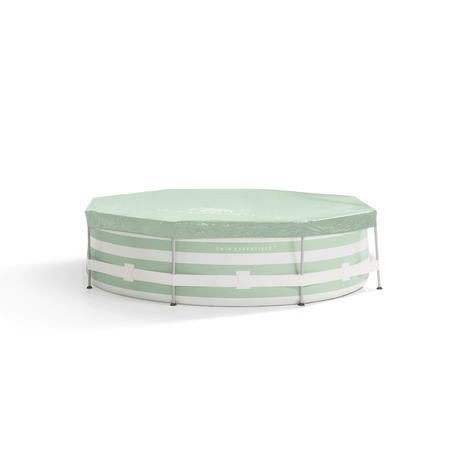 Essenz | grüne Schwimmbadabdeckung - ø 300 cm