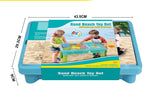 Strandspielzeug Sand- und Wassertisch 10-Stück