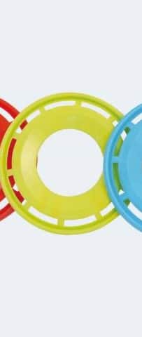 Van der Doelen Frisbee in gelber Farbe erhältlich
