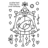 Woodware • clear singles stempel wire birdhouse