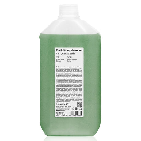 Farmavita Backbar revitalisierendes Shampoo Nr. 04 natürliche Kräuter 5000 ml