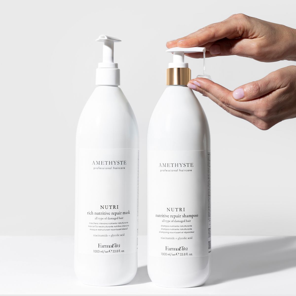 Farmavita Amethyst Nutri Nutritive Repair Shampoo 1000 ml