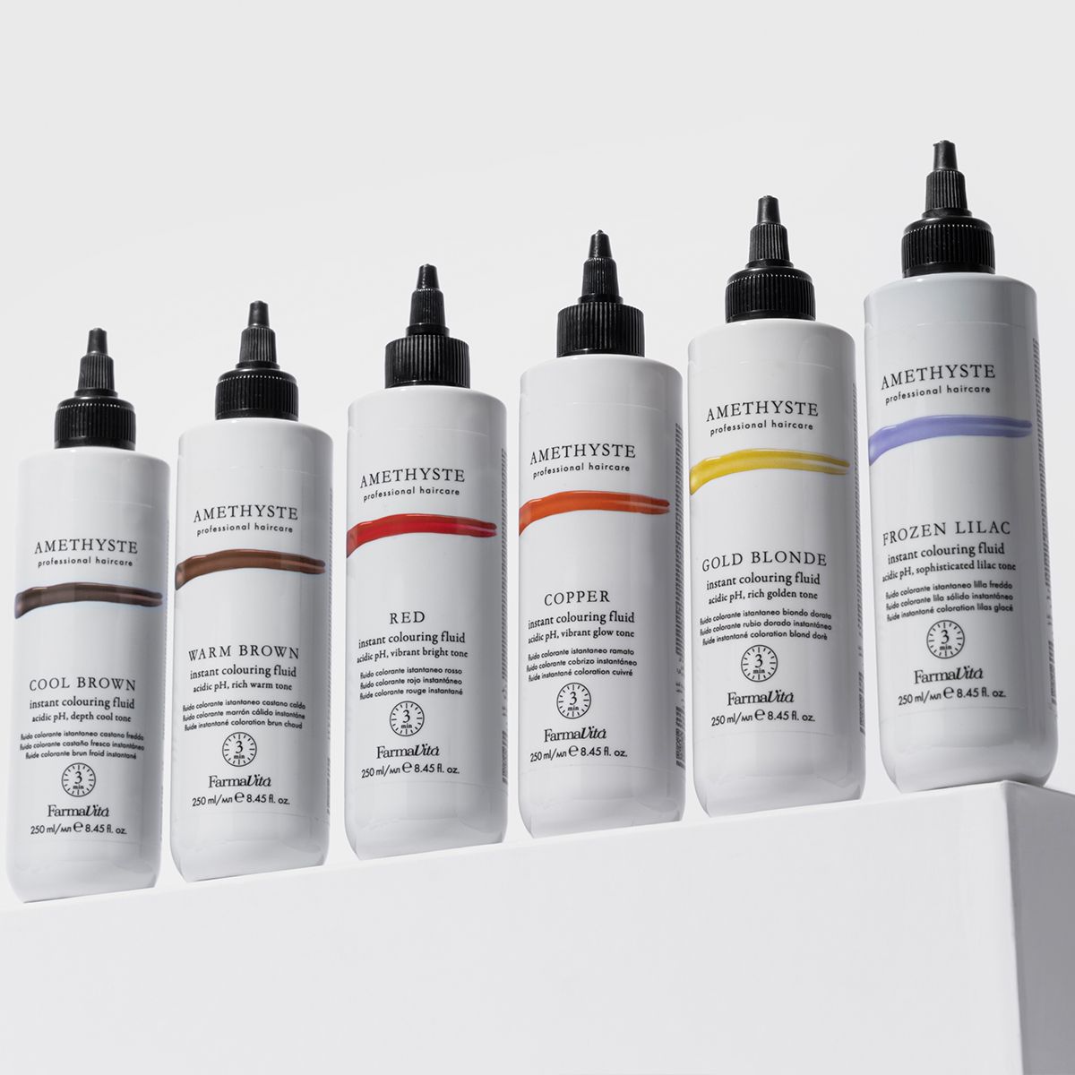 Farmavita Amethyst Instant-Färbeflüssigkeit Goldblond 250 ml