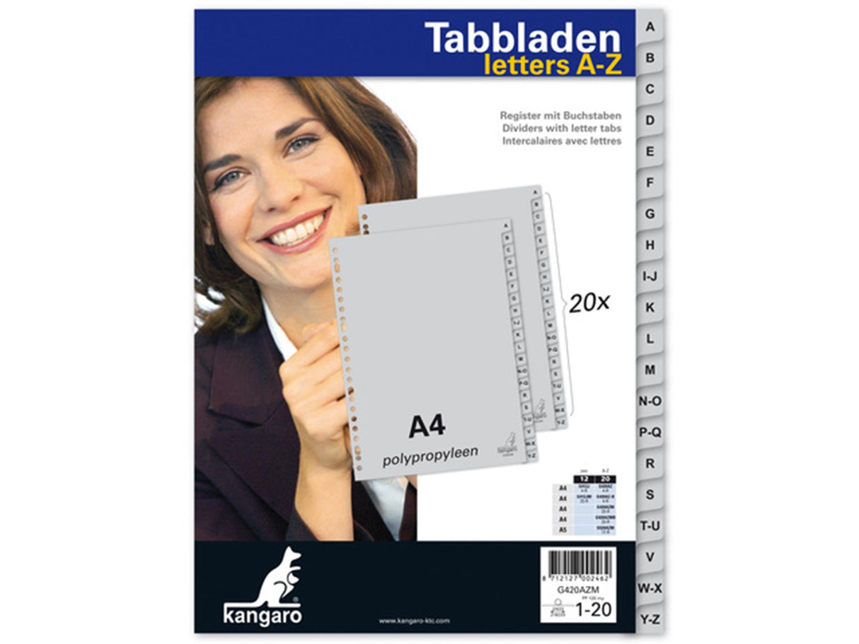 Imp Tabs A4 23 Ringe A-Z Kunststoff