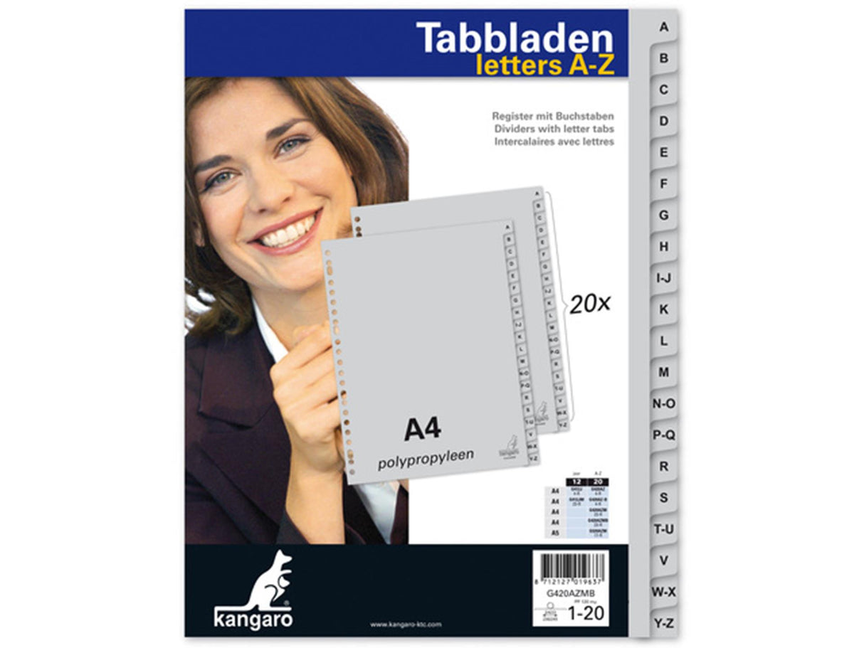 Imp Tabs A4 23 Ringe A-Z Kunststoff
