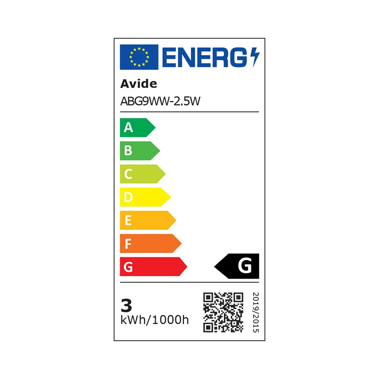 Avide LED G9 2,5 W WW 3000 K 180 Lumen