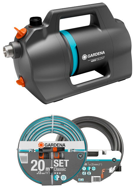Gardena Produkte Bewässerungspumpe 4200 Silent Set