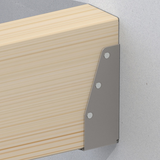 Gb balkdrager s-zl 46x96 dikte 1,5mm epoxy zwart etiket | 10 stuks - 095112