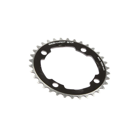 Gebhardt Kettenblatt, 37 Zähne, 104 mm, 4 Arme, schwarz