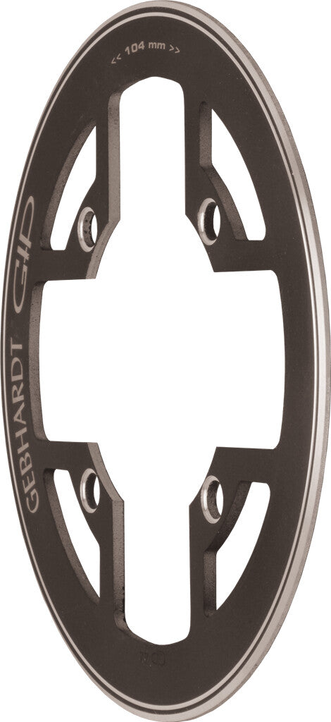 Gebhardt Kettenblatt, 42 Zähne, 104 mm, 4 Arme, schwarz