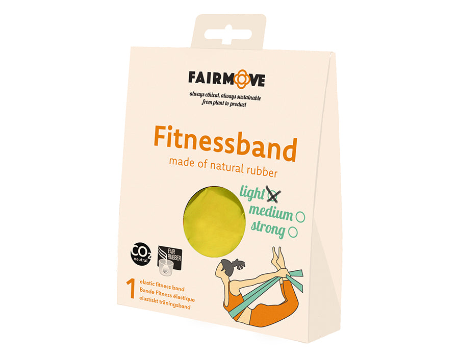 Fairzone Fitnessband - hellgelb