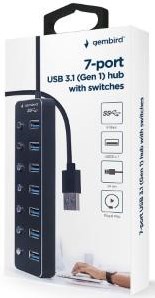 Enzo gembird USB 3.1 Hub 7 Port – 9510509