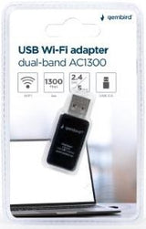 Gembird USB-WLAN-Adapter 2,4 5 GHz 1300 Mbit/s – 9510285