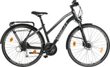 Ghost Square 28 Zoll XS Damen 27V Schwarz Grau