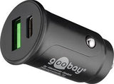 Goobay USB-Autoladegerät USB-C und USB-A 12V-24V 3A schwarz - 9540129