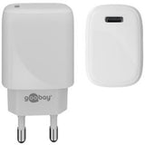 Goobay USB-C Schnellladegerät | 20w | weiß | Stromversorgung – 9550190