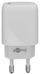 Enzo Goobay USB-C Schnellladegerät | 20w | weiß | Stromversorgung – 9550190