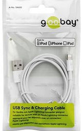 Enzo Goobay USB-Lightning-Ladekabel 1 m weiß – 9550380